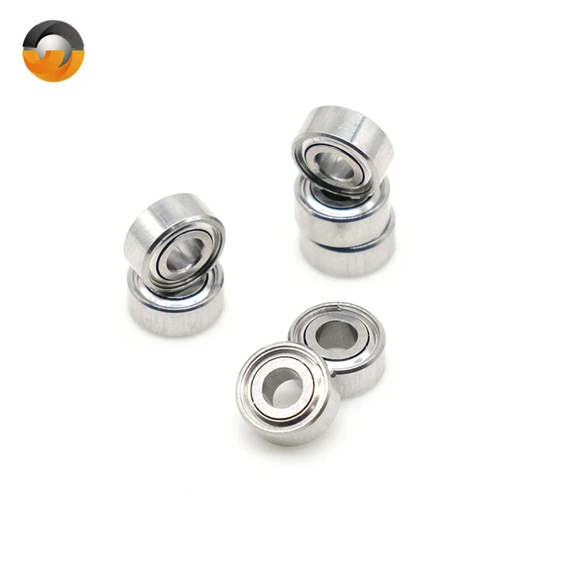 10ks 682zz 2x5x2.3mm Miniatúrne ložisko guľôčok so štyrmi kolesami DIY Model Air Craft Watch Dekorácie hračky
