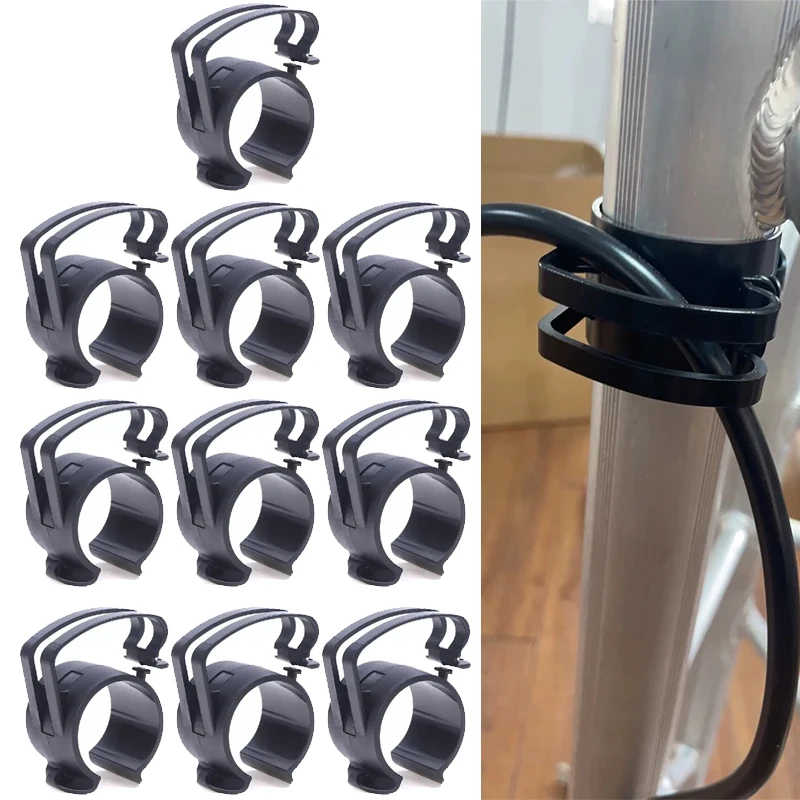 10ks AC Power Wire DMX Káble plastové sponky Organizačný klip pre pevné signálne drôty napájacie kábel
