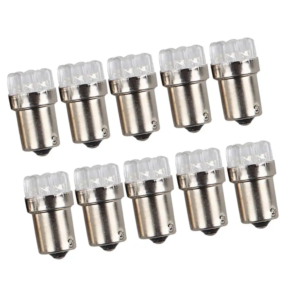 10ks BA15S 9 LED SIDELIGET TACK STOP Overné žiarovky biele DC 12