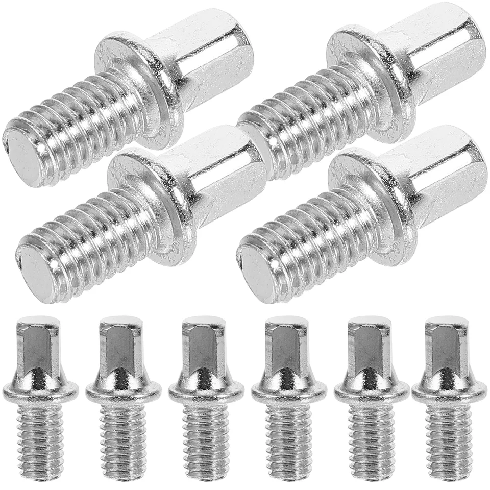 10ks bubnový kľúč skrutka M6x15mm Snare Drum Screp Drum Dodávka pre pedál hriadeľový skrutk