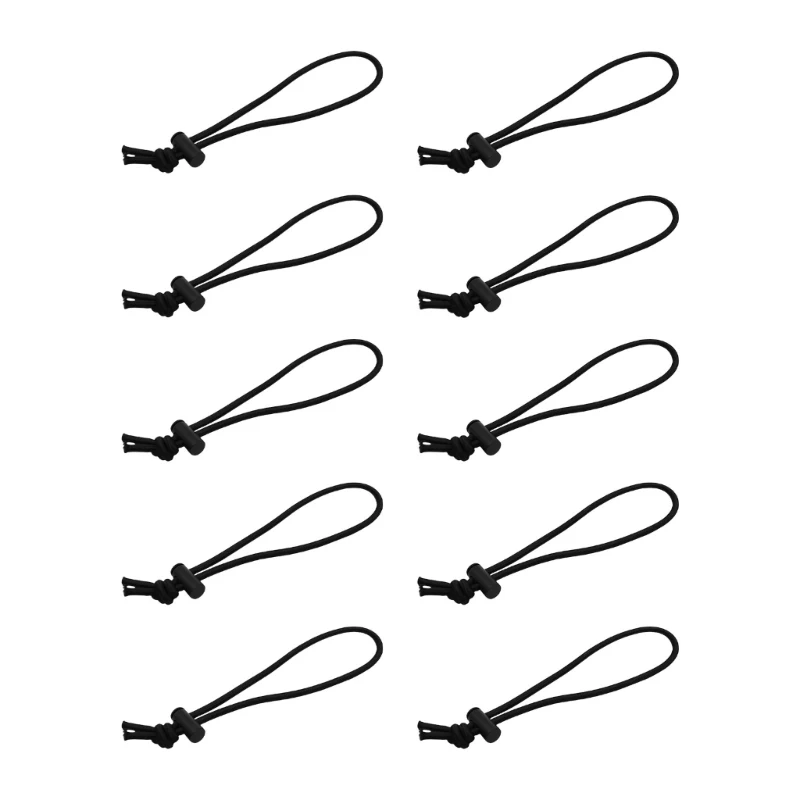 10ks Bungee Strap Hook Upravený bungee kábel Elastic Lan s plastovou prackou