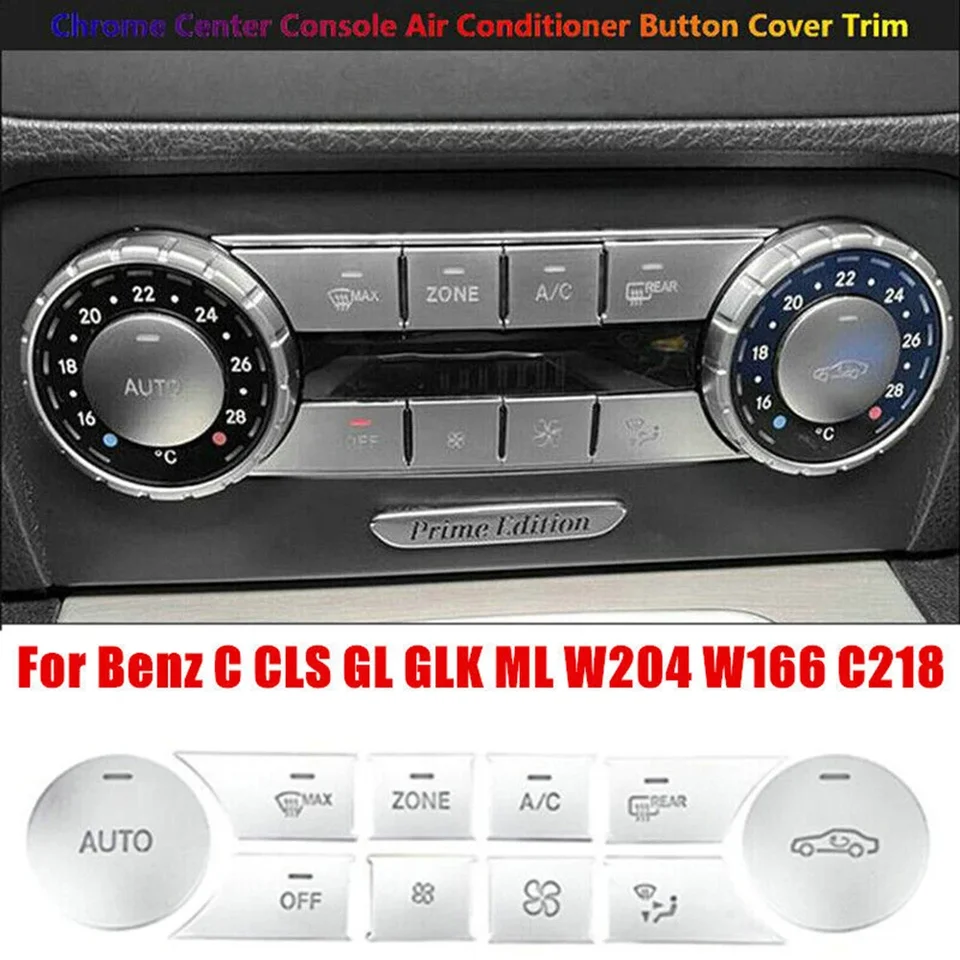 10ks CAR Stredová konzola Air AC TRIP TRIP pre Benz C Cls GL GLK ML C218 W204 W166 Výmena dielov