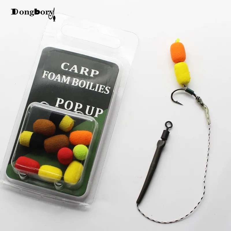 10ks Carp Rymfing Pop Ups Boilies návnady ZIG RIG Soft Gall Foam Bots