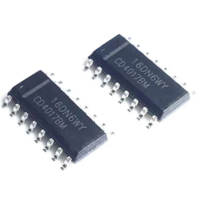 10ks CD4017BM CD4017 desatinné počítadlo Logic Chip IC SMD SOP-16