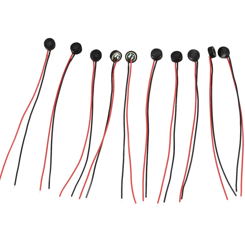 10ks elektrický kondenzátor mikrofón 4 mm x 2 mm pre PC telefón MP3 mp4