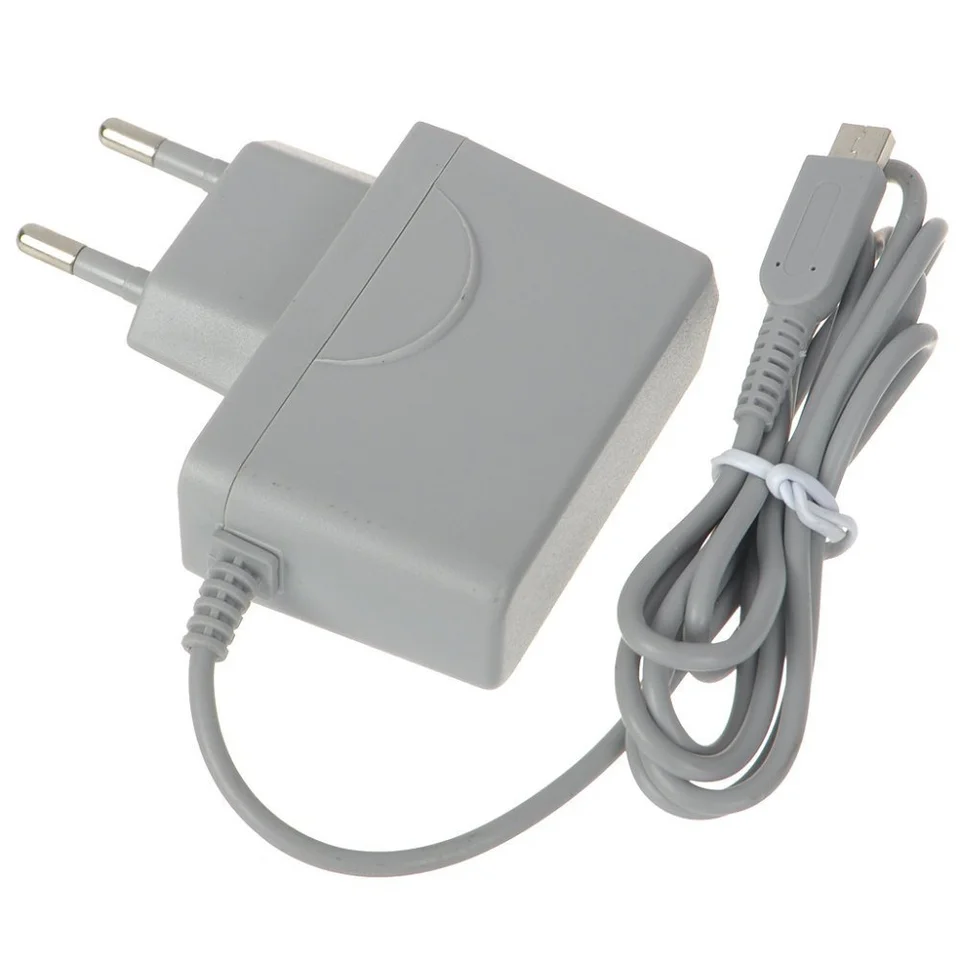 10ks EÚ EU Plug napájací nabíjačku Preveďte pre nové 3DS XL AC 100-240V DC 5V 50/60Hz AC adaptér pre DSI DSI XL 2DS 3DS XL XL
