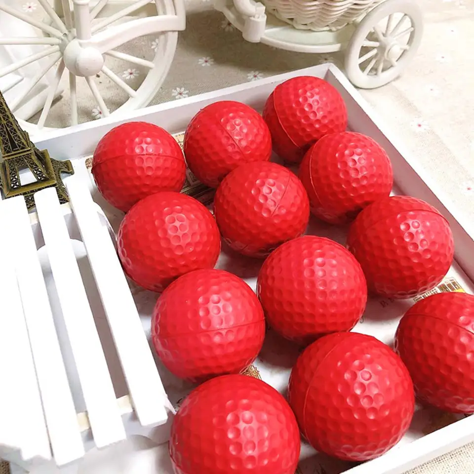 10ks golfový penový golf golf mäkký vnútorný tréning loptičky s hojdaním cvičebných výcvikových nástrojov