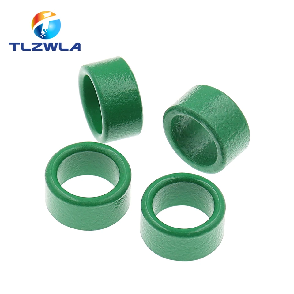 10ks Green Magnetic Ring Ferrit Magnetický prsteň 16*12*8 Anti-interferenčný jadrový filter indukčného transformátora Magnetický kruh