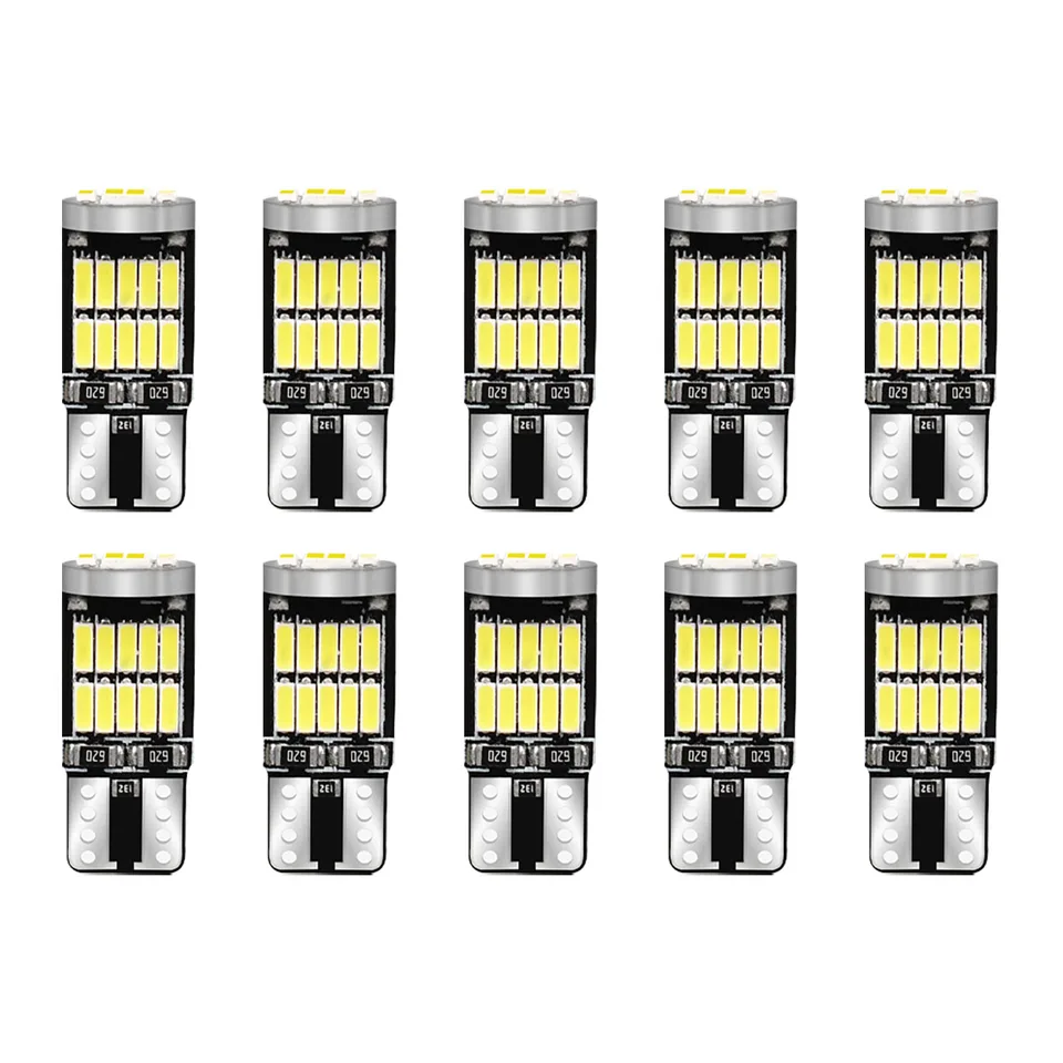 10ks indikátor šírky LED indikátor LED T10 12V LED ŠPZ LETKA Svetlo biele/modré auto Vnútorné čítanie žiarovky