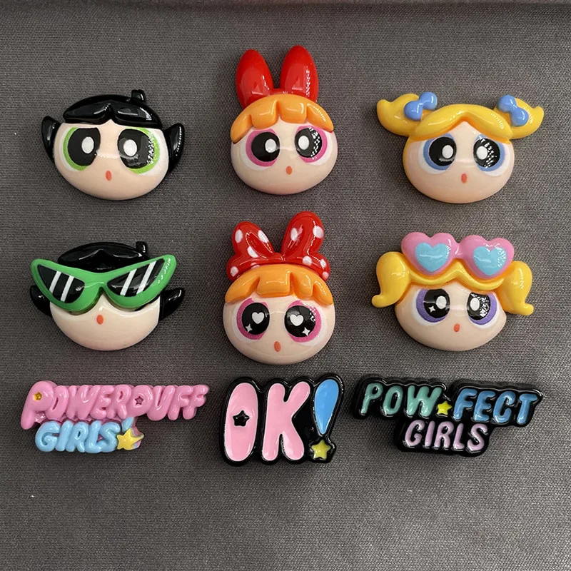 10ks kawaii Policewoman Resin DIY topánky klobúk ľadový box Barrette mobilný telefón puzdro Scrapbook Cream lepidla plochá zadná živica