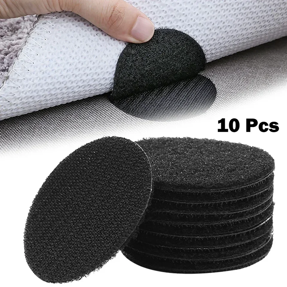 10ks koberec nekĺzavej nálepky opakovane použiteľný koberec Gripper Anti-Skid Gumer Mat Non smyk patch páska pevná nálepka Domáca kúpeľňa Časť