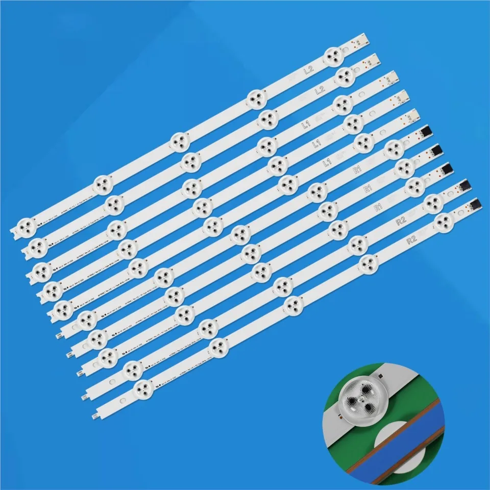 10ks/lit TV LED podsvietenie pruhu pre 42ln575S 42LA615V 42LN570S 42LA620V 6916L-1385A/6916L-1386A/6916L-1387A/6916L-1388A