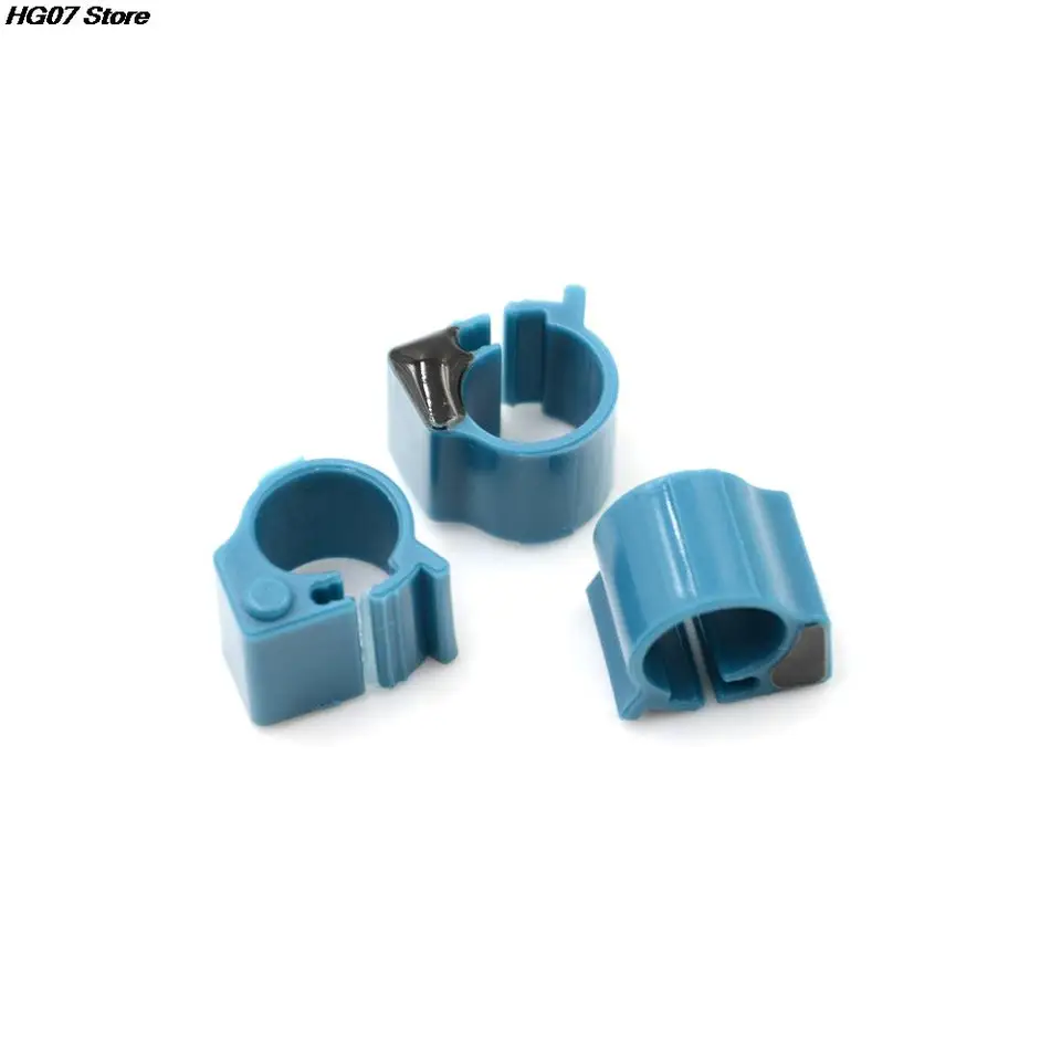 10ks/lot Abs, PP Electronic RFID Pigeon Bird Ring Tag na sledovanie s 125 kHz ID 4100 Tréningové prípravy 12x13 mm