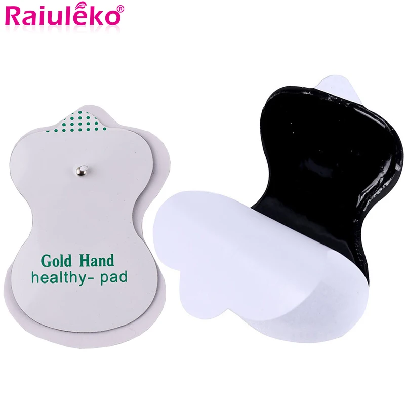 10ks/lot desiatky pulzná fyzikálne terapia elektródové podložky pre desiatky akupunktúrne svaly stimulátor digitálneho masáže tela Massager