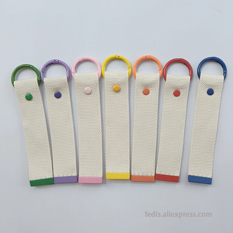 10ks/lot Kórea názov patch Plain Prain Canvas Canvas Strap DIY Patches pre batohské tagy tagy 3,2x15cm
