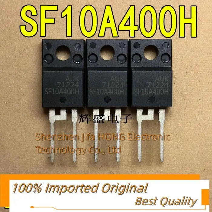 10ks/lot SF10A400H AUK TO-220F-2 10A 400V Dovážané originálnu najlepšiu kvalitu