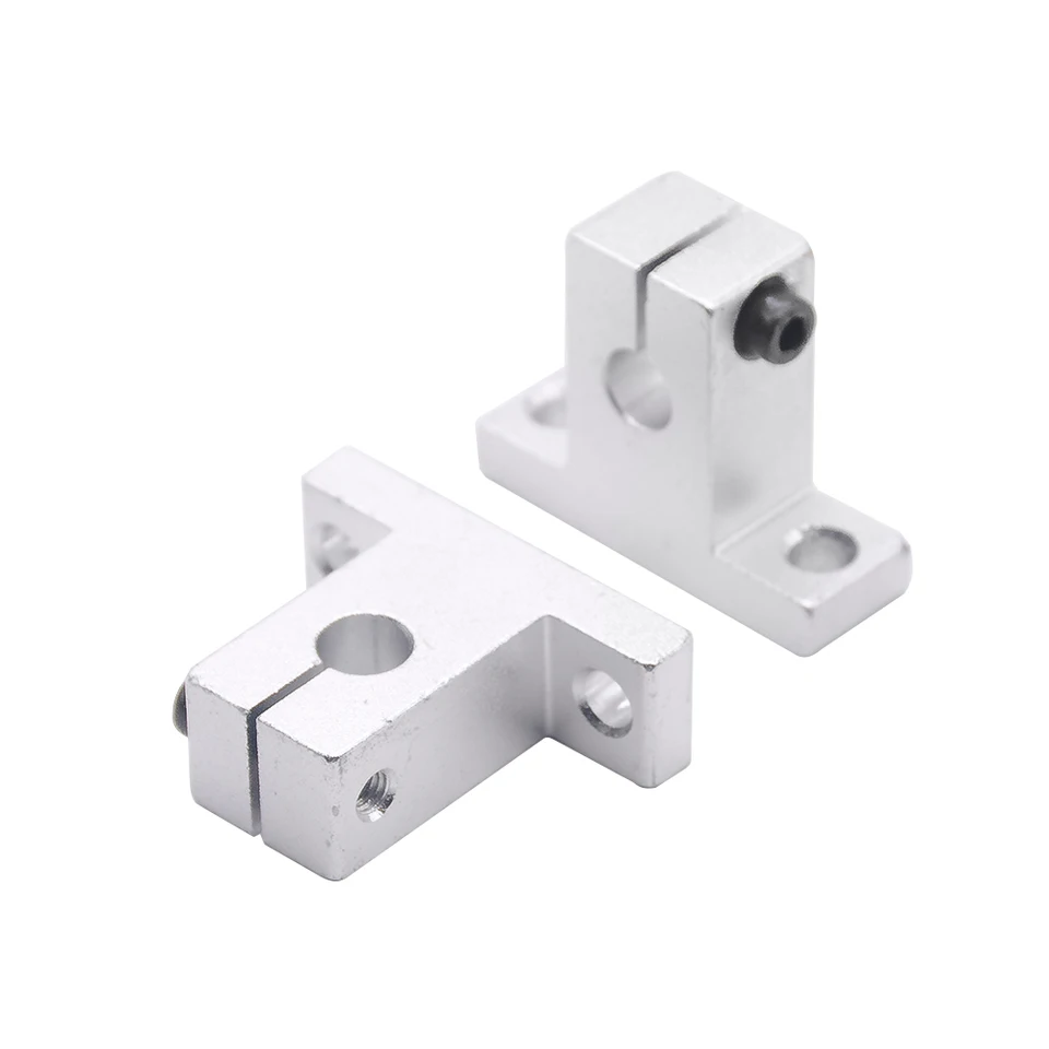 10ks/lot SK8 SK10 SK12 SK16 SK20 SK25 SH8A Lineárna ložisková podpora koľajnice XYZ TABLE CNC ROUTER 3D TLAČ