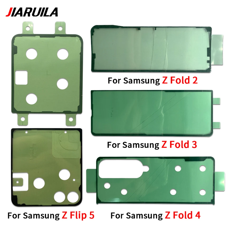 10ks \ LOT Vynikajúce zadné vodotesné lepidlo pre Samsung Z Flip Fold 2 3 4 5 Zadný sklenený krycí lepidlo lepidlo