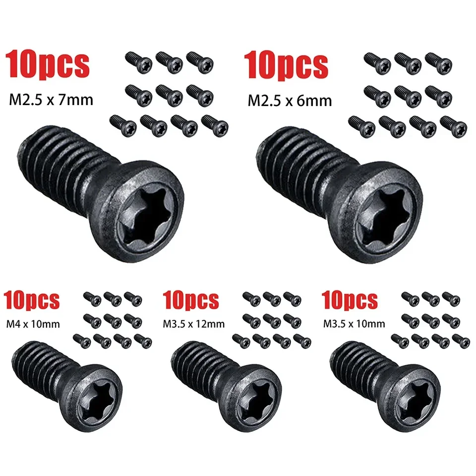 10ks M2.5 m3.5 Torx skrutky pre stroje priemyselné odvetvia Numerické riadiace zariadenie Nahrádza karbidové vložte sústruhové náradie