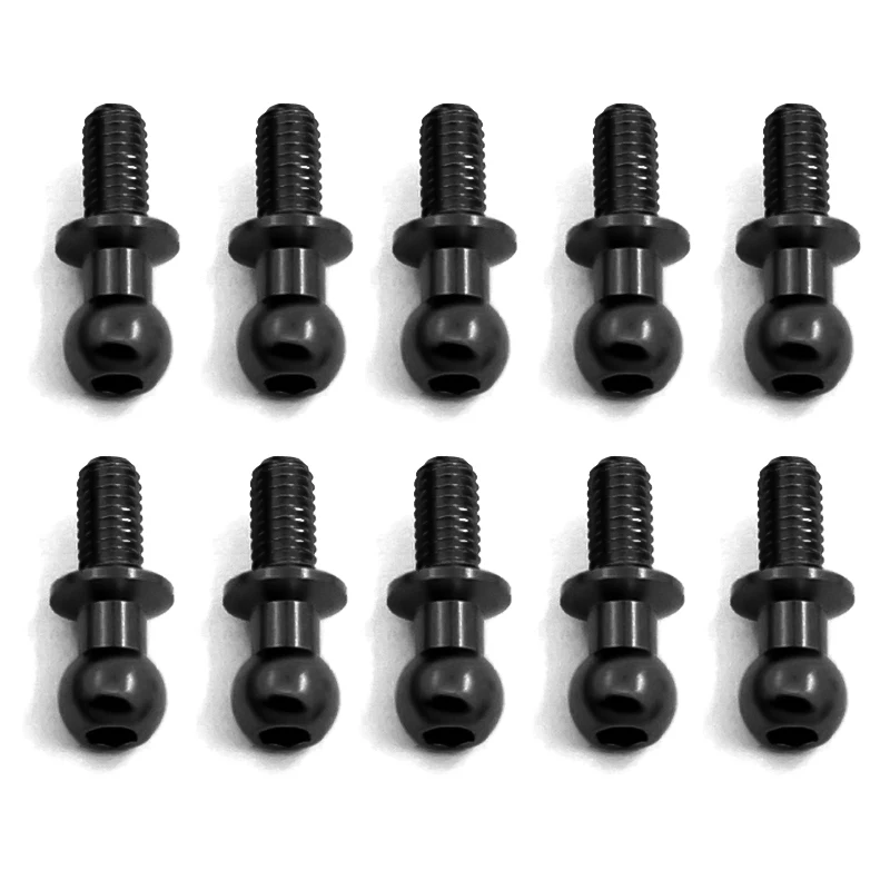 10ks M3 kovové šesťhranné skrutky s guľôčkami pre Tamiya TT01 TT02 SAKURA D5 1/10