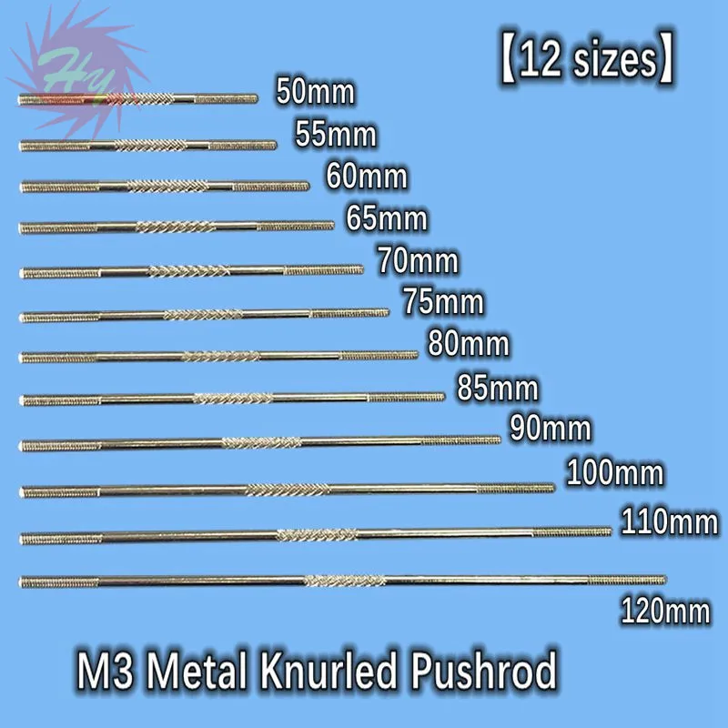 10ks M3 kovový kĺbový push Rod Double Side Metric / riadiaca tyč riadenia RC RC CAR LIETALNE VÝPRAVA ČASŤ