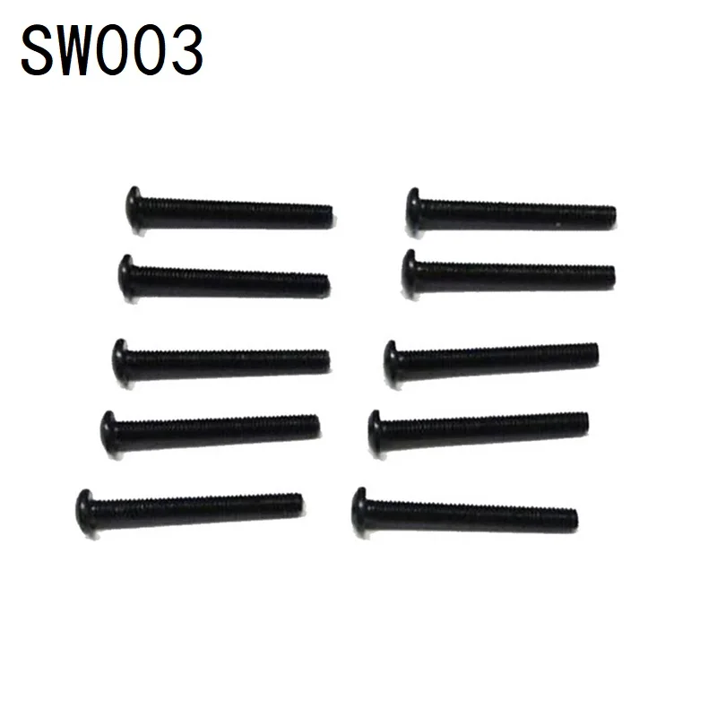 10ks M3x12mm skrutkovačka SW003 pre JLB Racing Gepard 11101 21101 J3 Rýchlosť 1/10 RC Aktualizácia automobilov náhradné príslušenstvo