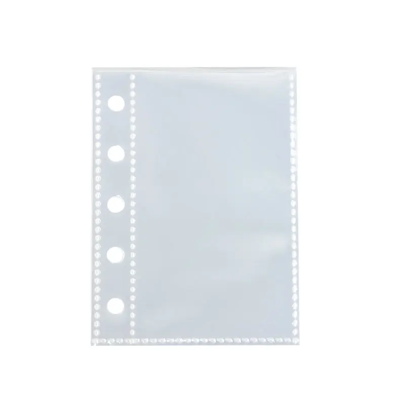 10ks M5 Binder List Revill 5 Rings Clear pp 3inch 1 grid vrecko A8 Vnútorná strana listovej vnútornej stránky pre knihu držiteľa fotokardov Idol