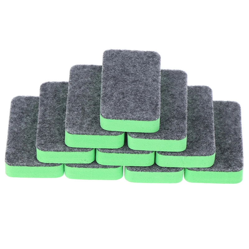 10ks Mini magnetická tabuľa suché gumy stiera