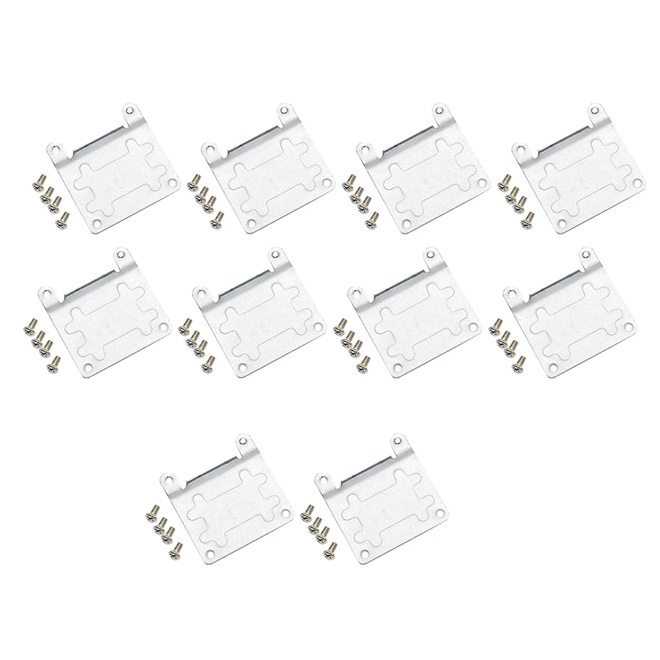 10ks Mini Metal PCIe PCI-E Polovica až v plnej veľkosti predlžovacia karta Wifi PCI-Express Adapter Držiak so skrutkami