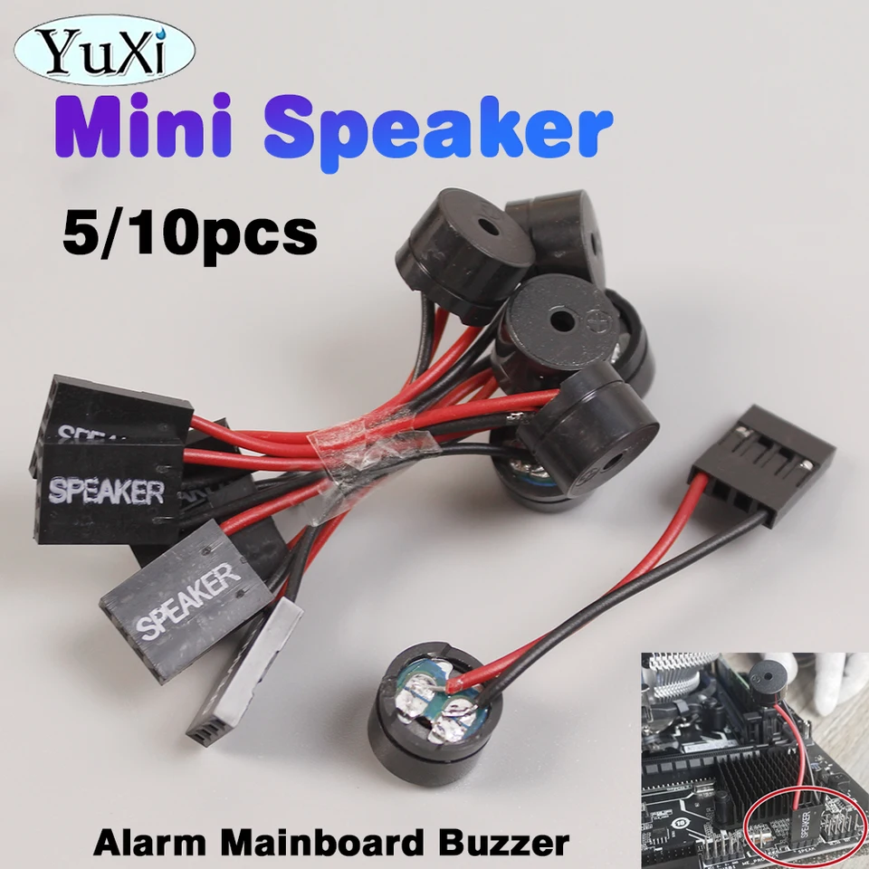 10ks Mini reproduktory Interný systém BIOS Beep Alarm reproduktor HAIN