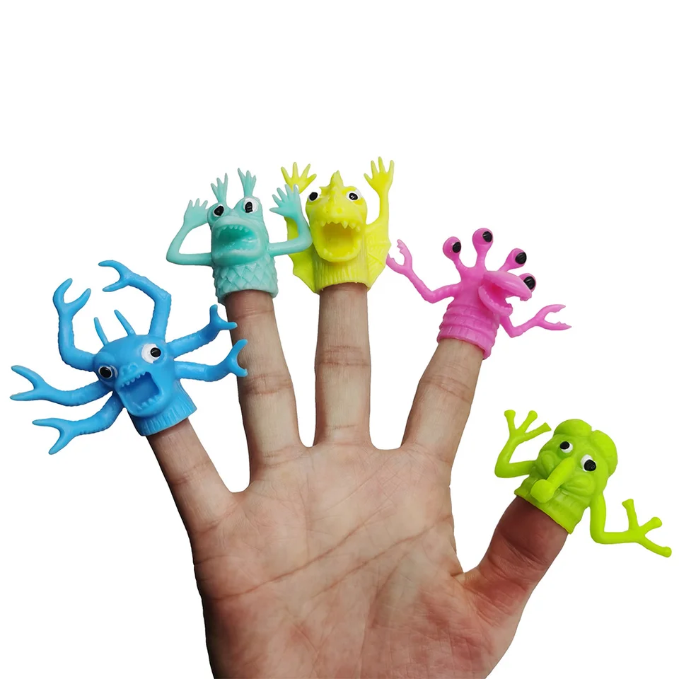 10ks Monster Finger Bábs