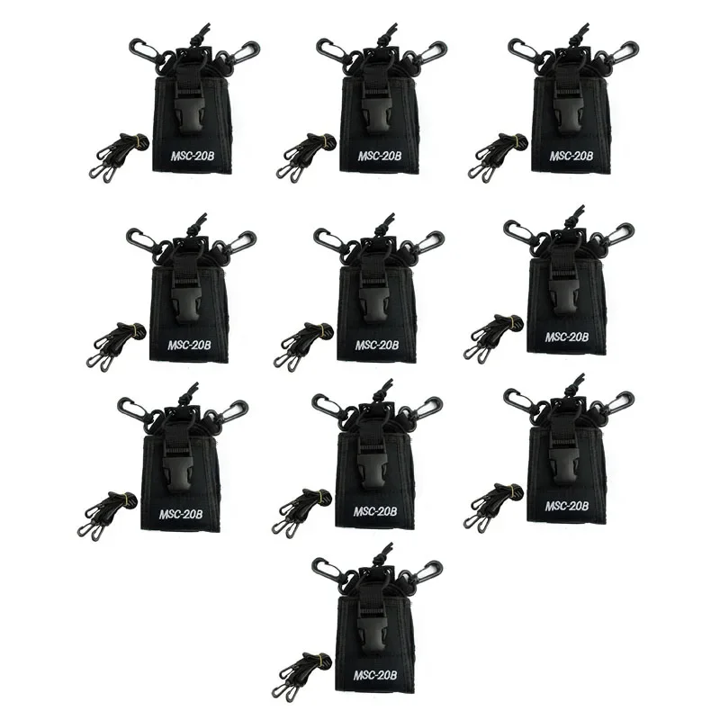 10ks MSC-20B Multi-Function Walkie Talkie Radio Case Držiteľ pre Kenwood Yaesu Motorola Vx3R VX6R VX7R VX-8DR FT1DR FT60R