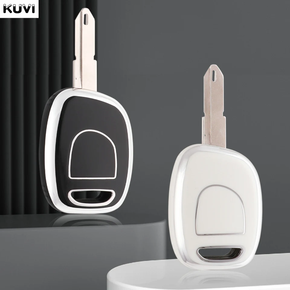10ks módne TPU CAR CAPE DREHAL KLYT PRÍSLUSOVÝ PHELL FOB pre Renault Master Kangoo Clio Twingo 1 GLUKLESS KLYTLESS DOPLNKA Protect
