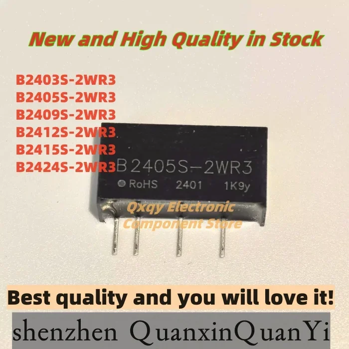 10ks nový B2403S-2WR3 B2405S-2WR3 B2409S-2WR3 B2412S-2WR3 B2415S-2WR3 B2424S-2WR3 DC-DC Power Modul