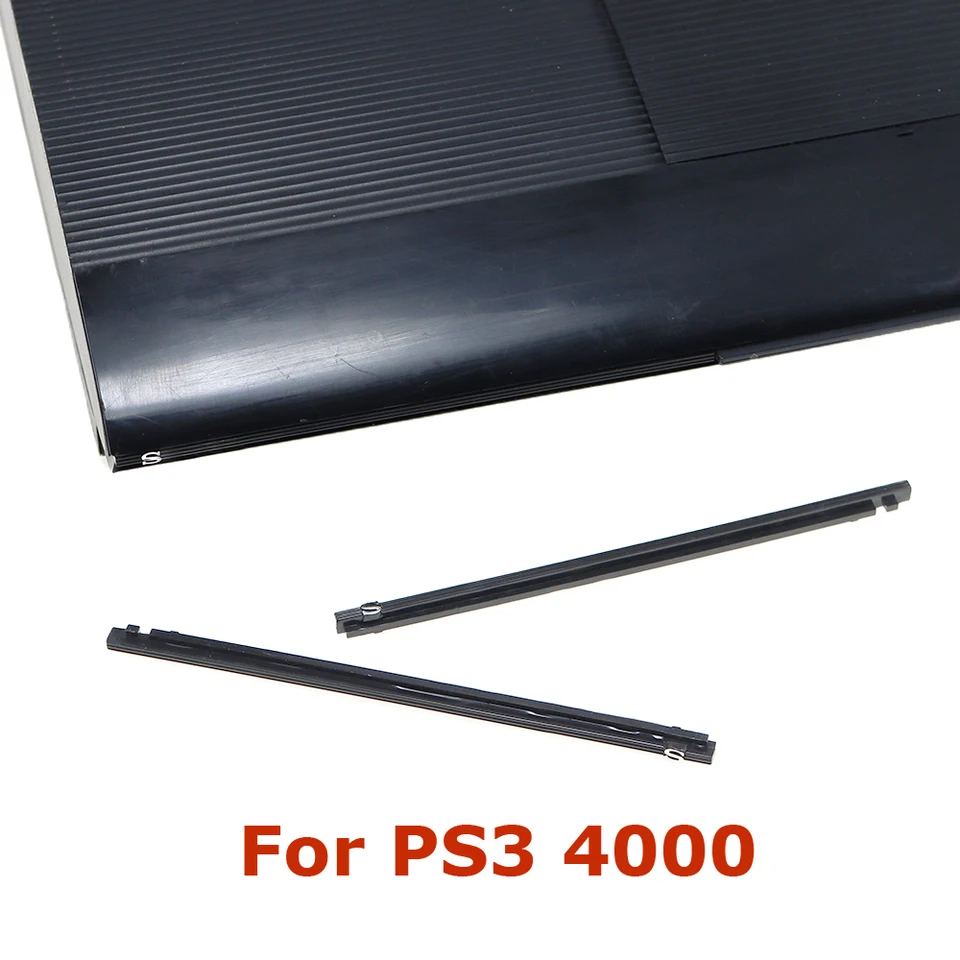 10ks Nový čierny kryt shell predné puzdro Puzdro na čelný panel PS3 Slim 4000 Cover Logo Logo pre PS3 4000