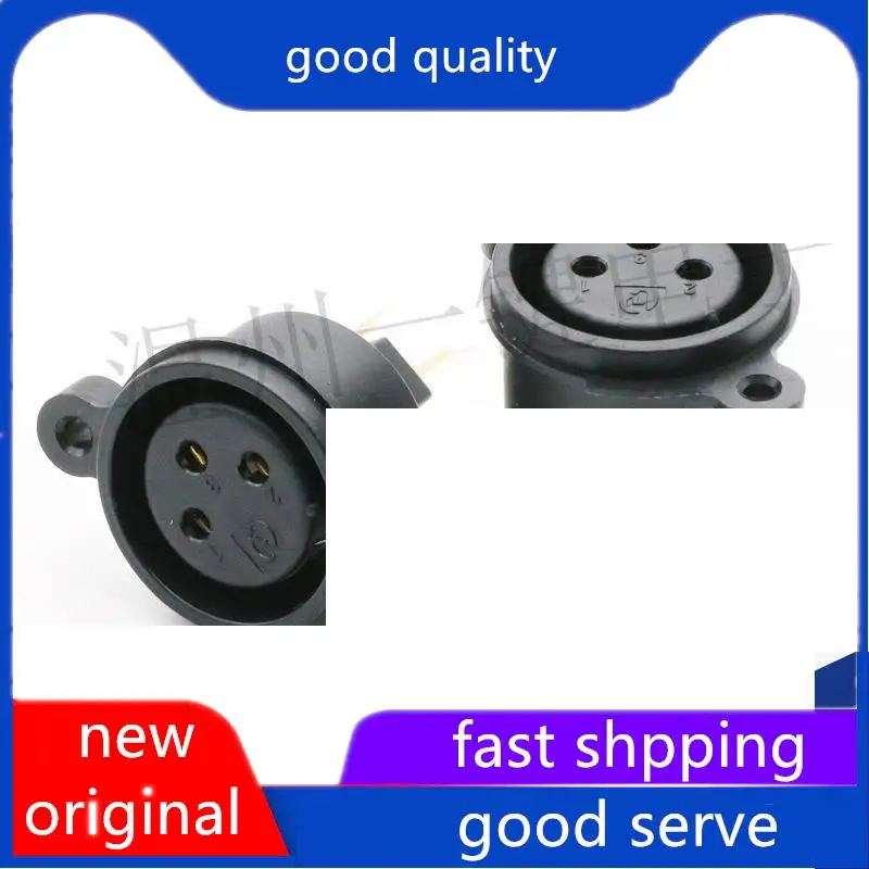 10ks Originálny nový nový CT3-02HFA Audio reproduktor zosilňovača konektor Canon Seat Tri Core 3-Pin Microfone Matter Base