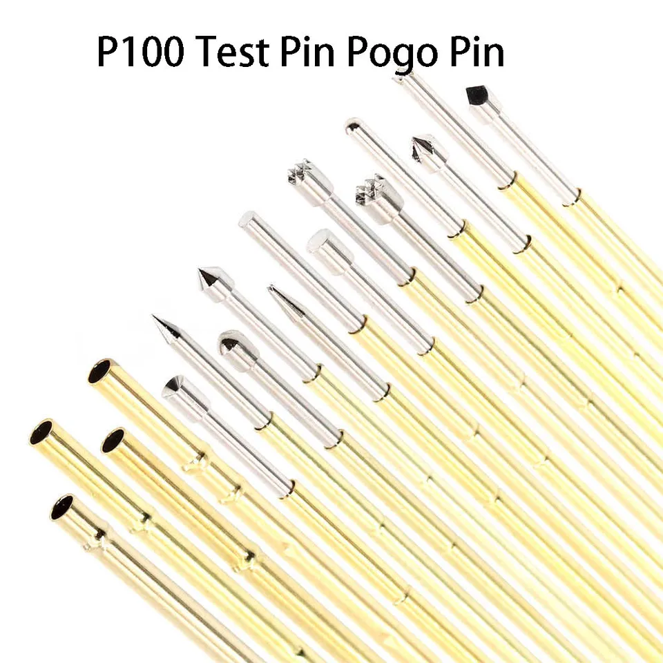 10ks POG POG PIN SPRING Test PIN P100-A2 A3 B1 E2 E3 H2 H3 H4 H5 J1 Q1 Q2 T2 LM2 LM3OUTER DEMETER 1,36 mm Dĺžka 33,5 mm PCB sonda PCB