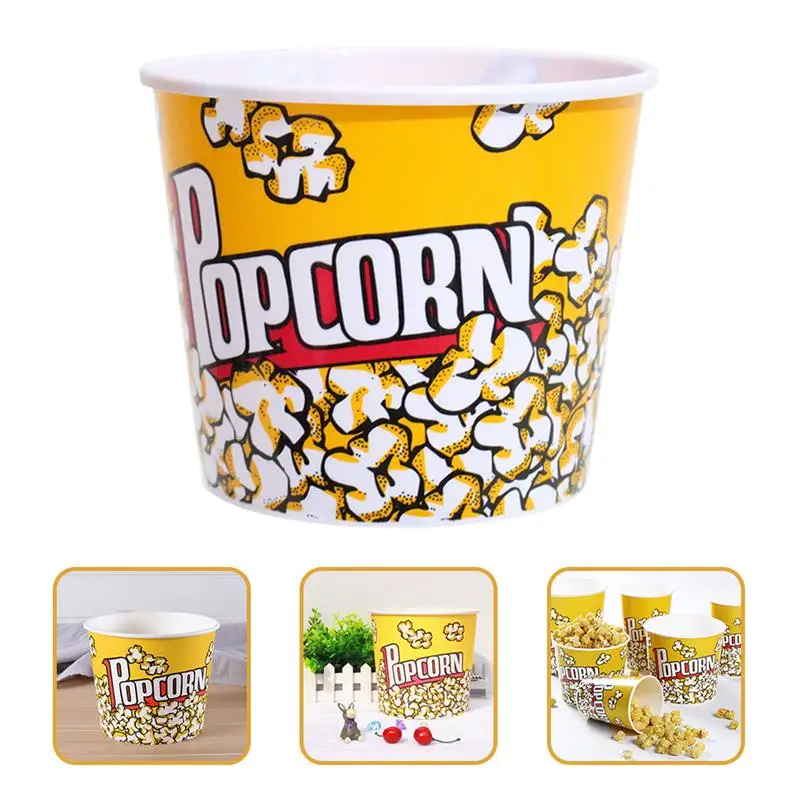 10ks popcorn papierové boxy pre filmové nočné narodeniny Karneval Party Dodávky vedierka Červené biele pruhy vrecká na občerstvenie