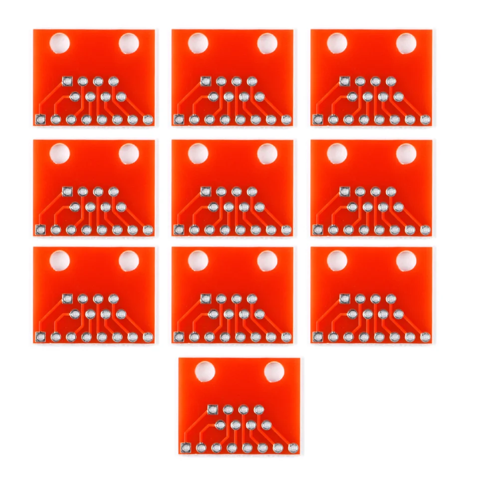 10ks prenosné modulárne konektory / konektory Ethernet RJ45 Breakout Board Adapter Connector Board