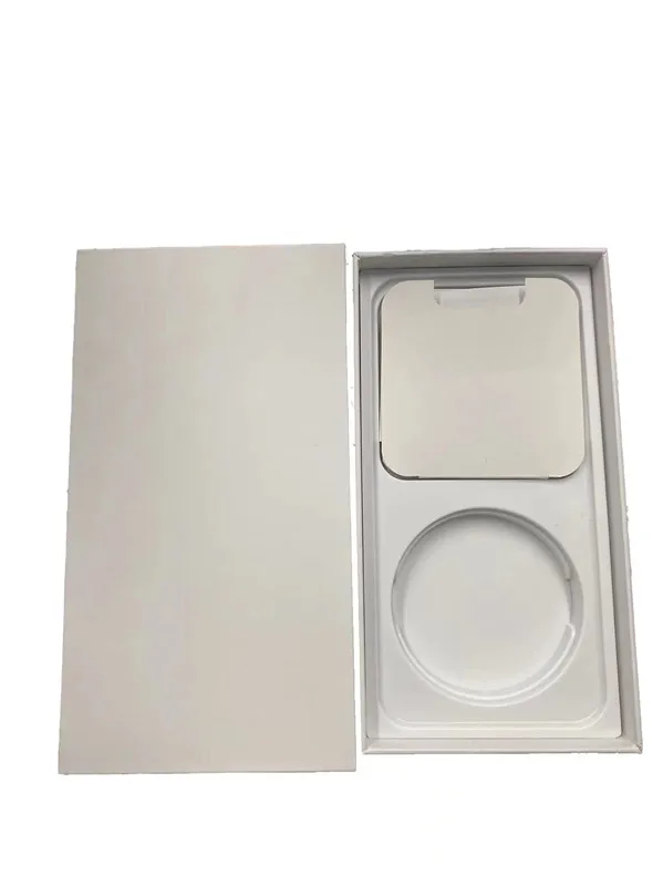 10ks Prispôsobené maloobchodné obaly Biele box pre balenie iPhone