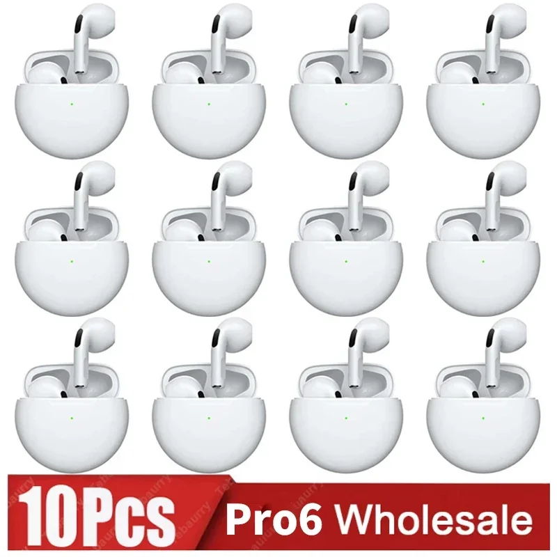 10ks pro6 tws Veľkoobchod bezdrôtových slúchadiel Bluetooth slúchadlá Mini Headset