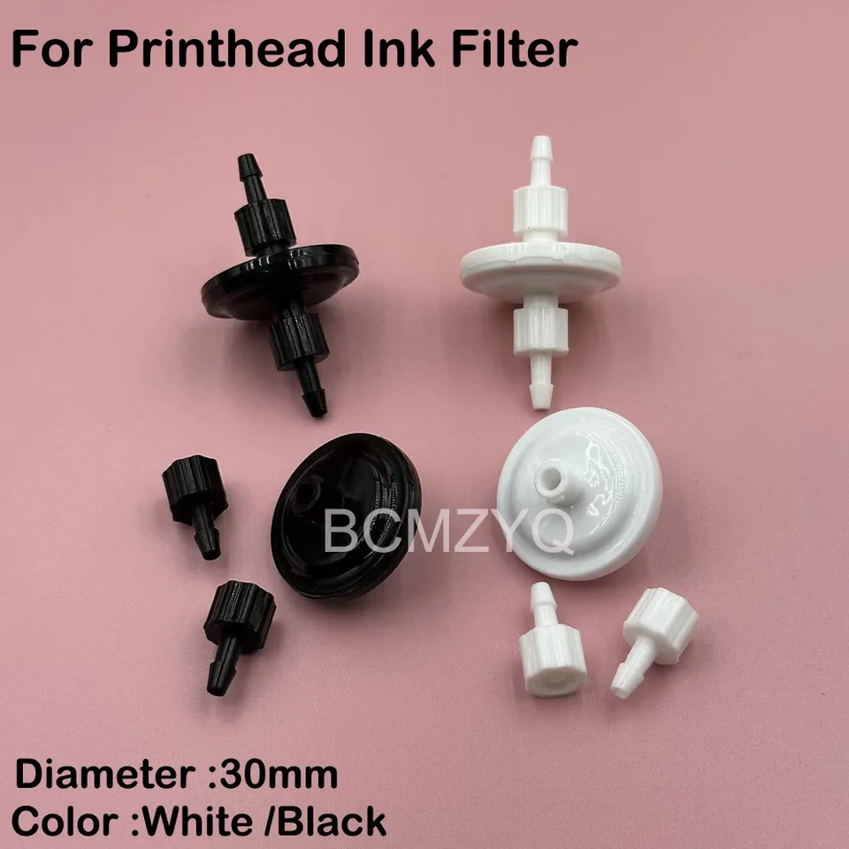 10ks rozpúšťadlá tlačiareň Disk atrament filtra malého diskového filtra 10MICRONS 30 mm pre Spectra Polaris512 DX5 XP600 TX800 I3200 Tlačová hlava