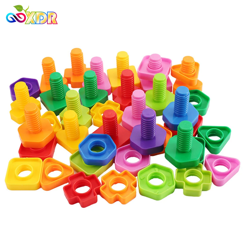 10ks Screck Building Blocks Creative Mosaic Puzzle Hračky pre deti Plastové vložky bloky Nut Shat Boys Educational Hračky