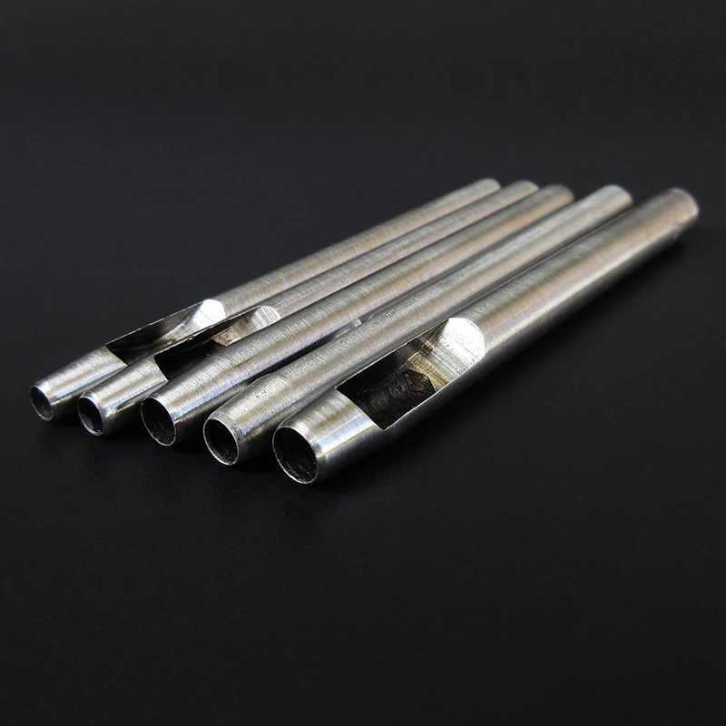 10ks set DIY kožený punčový náradie Dutinu Puncher Belt Belt Hole Dresen Puncher Dresen Drilling Puncher Kit