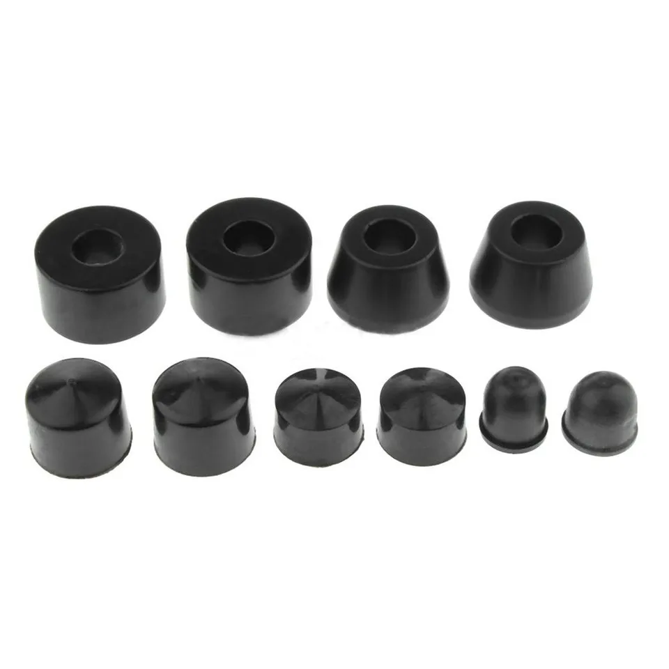 10ks Skateboard Truck Bushings Longboard PU šokové tlmiče Bushings Washers Pivot Cups