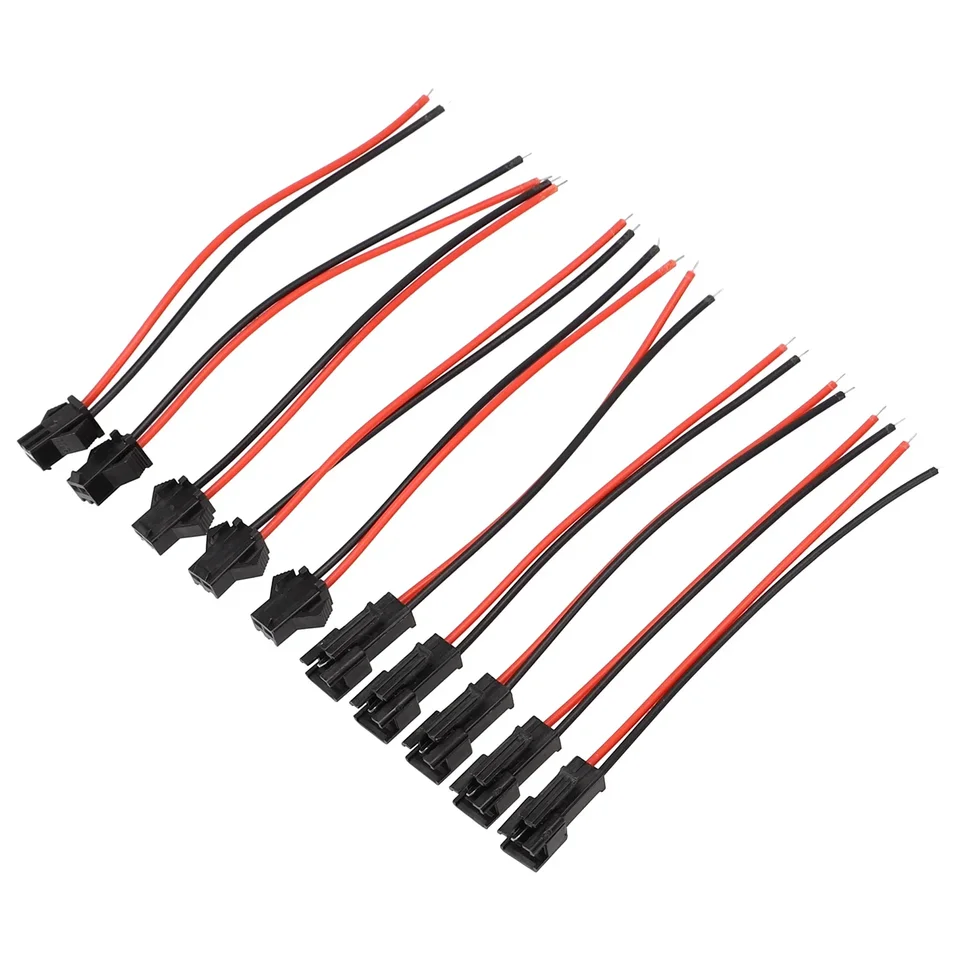 10ks SM 2-PINS 2P SMENNÝ MAŽNÝ KABELOVÝ KABELE KABELE KABELA ADAPTÁRA PRE DIVOR LIGH ALEBO OVLÁDAČ ALEBO