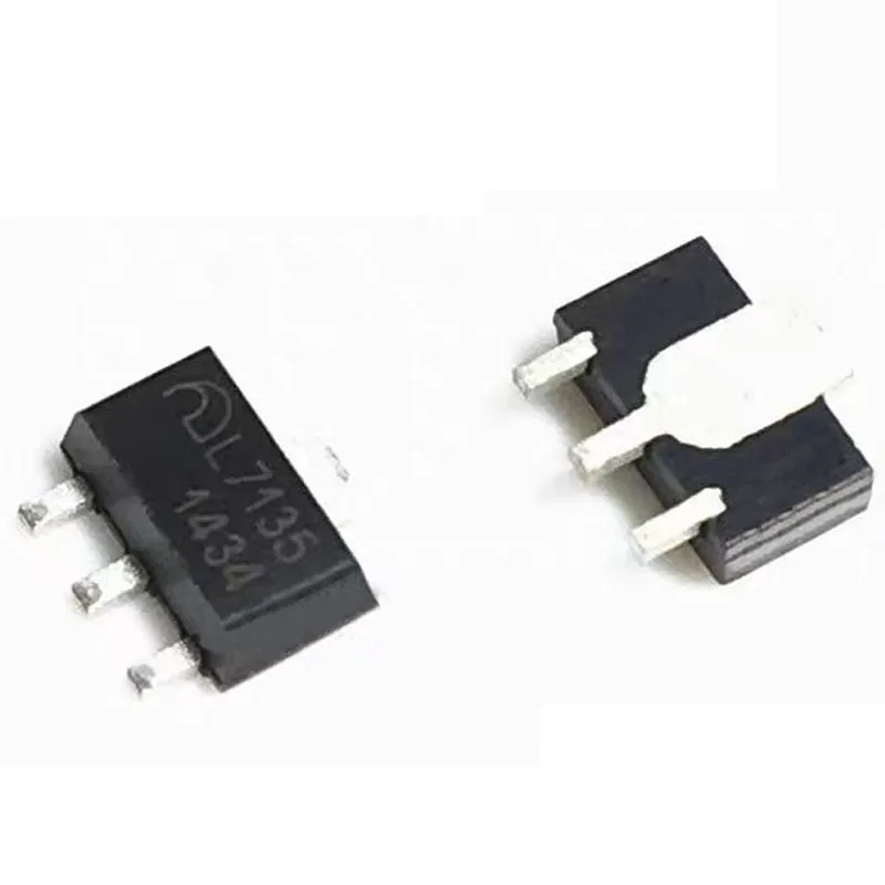 10ks SOT-89 L7135 AMC7135 Konštantný prúd 350MA/2,7-6V VYSOKÝ VÝKON LED ČIP LED