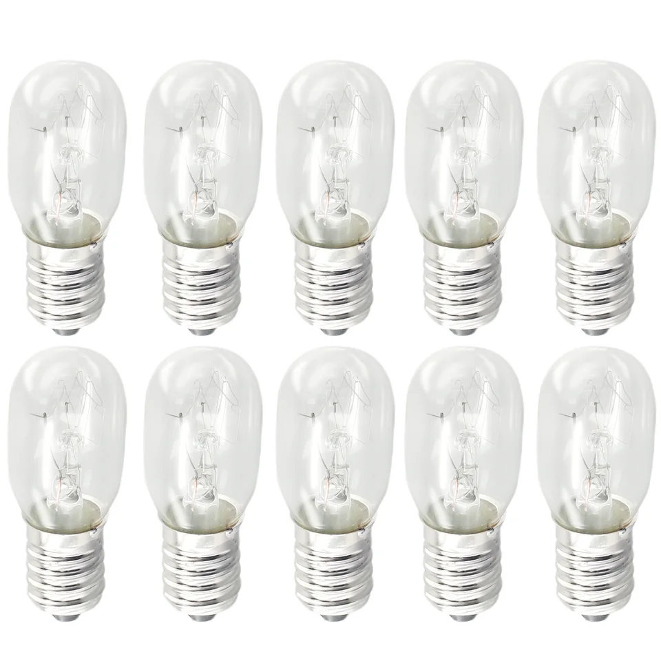 10ks soľná žiarovka Žiarovka 15W E14 skrutka v pygmy žiarovky chladničku Požiadavka CHladnička žiarovka LED LED Výmena žltého svetla