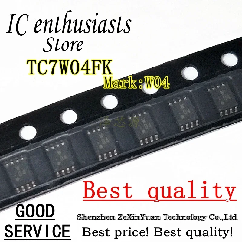 10ks TC7W04FK TC7W04 7W04 TSSOP8 Nový originál