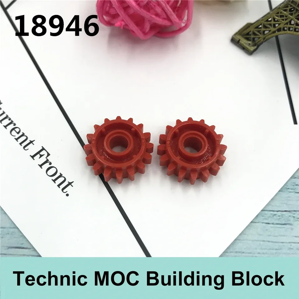 10ks technológie stavebné bloky kompatibilné s hlavnými značkami MOC dielov 18946 6100930 16 Zub